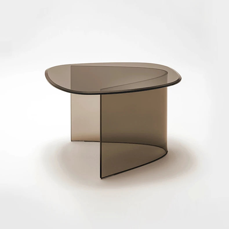 モダンデザイン強化ガラスセンターテーブル|リビングに映える洗練された一品 fif-4507