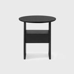 モダンデザイン!多層板ラウンドナイトテーブル - ベッドサイドに最適 fif-4525