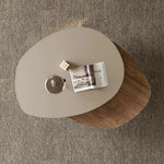 スタイリッシュな合成皮革センターテーブル|モダンデザインのリビングインテリアに最適! fjd-4684