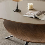 スタイリッシュな合成皮革センターテーブル|モダンデザインのリビングインテリアに最適! fjd-4684