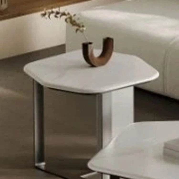 モダンデザイン石製センターテーブル|リビングルームを引き立てる洗練されたインテリアアイテム fjd-4686