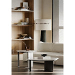 モダンデザイン石製センターテーブル|リビングルームを引き立てる洗練されたインテリアアイテム fjd-4686