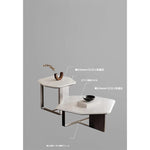 モダンデザイン石製センターテーブル|リビングルームを引き立てる洗練されたインテリアアイテム fjd-4686