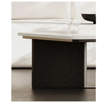 モダンデザイン石製センターテーブル|リビングルームを引き立てる洗練されたインテリアアイテム fjd-4686