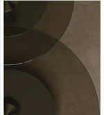 センターテーブル 強化ガラス アッシュ材 ステンレス製 おしゃれなデザイン 丸型2点セット モダンリビングに最適 fjd-4688