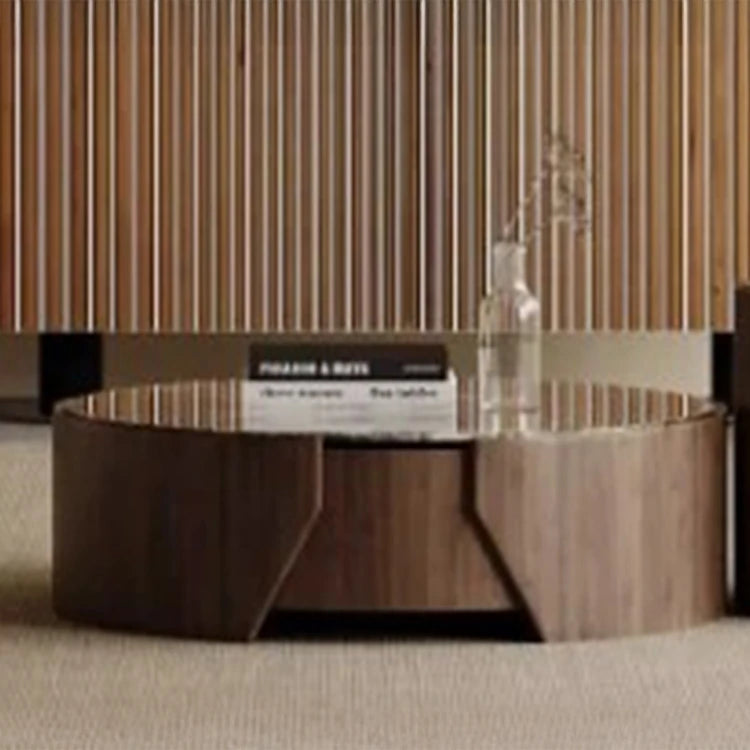 モダンデザインの石製センターテーブル - スタイリッシュなリビング空間を演出する家具 fjd-4690