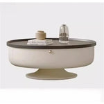 センターテーブル パイン材ステンレス製 モダンデザイン 引き出し付き おしゃれなリビング家具 fjd-4692