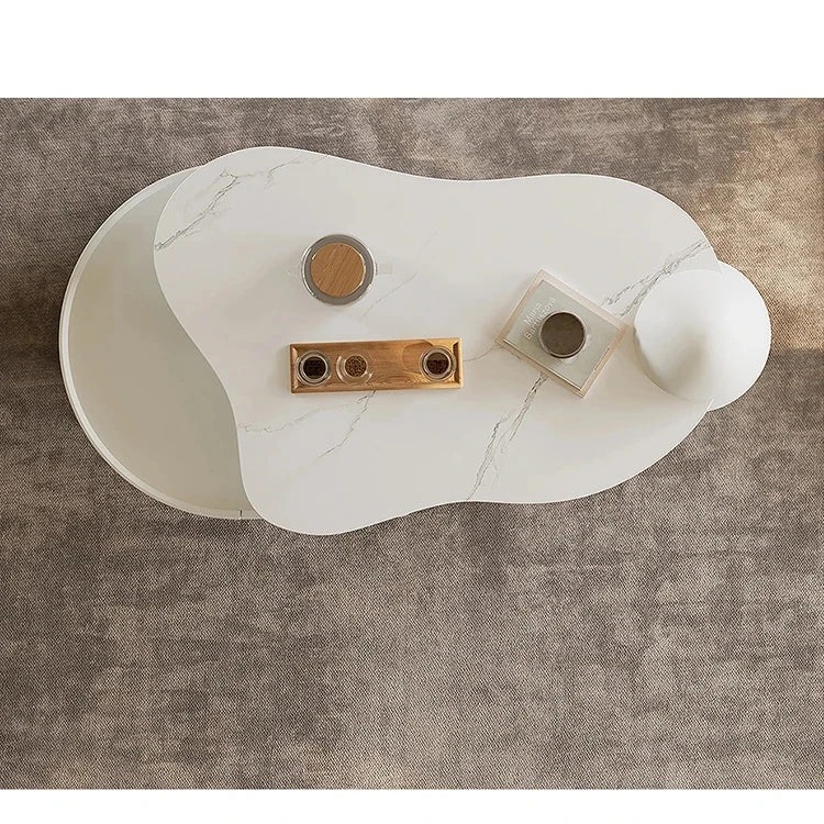 モダンセラミックパインセンターテーブル|スタイリッシュなリビング空間を演出|収納付きデザイン fjd-4695