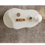 モダンセラミックパインセンターテーブル|スタイリッシュなリビング空間を演出|収納付きデザイン fjd-4695