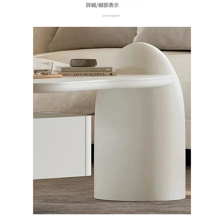 モダンセラミックパインセンターテーブル|スタイリッシュなリビング空間を演出|収納付きデザイン fjd-4695