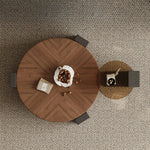 センターテーブル アッシュ材と強化ガラスのスタイリッシュデザイン 収納付き おしゃれなリビング家具 fjd-4699