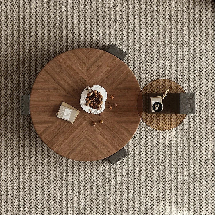 センターテーブル アッシュ材と強化ガラスのスタイリッシュデザイン 収納付き おしゃれなリビング家具 fjd-4699