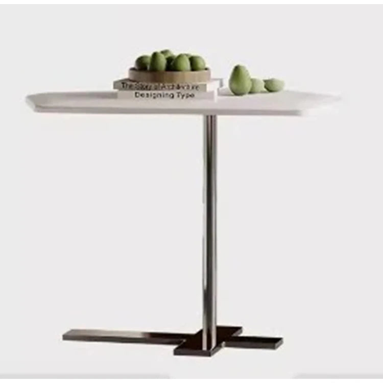 センターテーブル 大理石 ステンレス製 モダンデザイン おしゃれなインテリア 生活空間を演出 fjd-4702