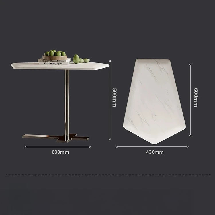 センターテーブル 大理石 ステンレス製 モダンデザイン おしゃれなインテリア 生活空間を演出 fjd-4702