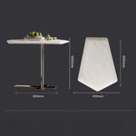 センターテーブル 大理石 ステンレス製 モダンデザイン おしゃれなインテリア 生活空間を演出 fjd-4702