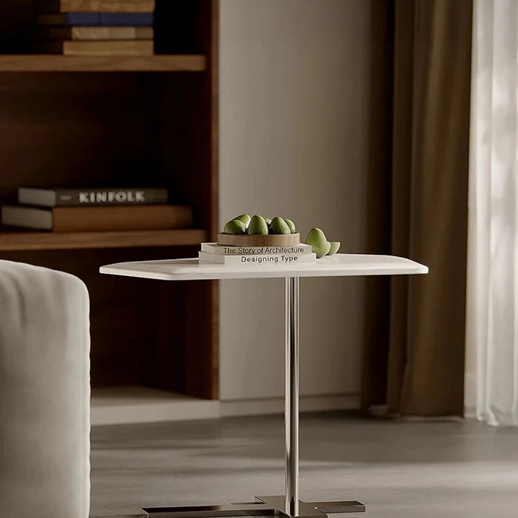 センターテーブル 大理石 ステンレス製 モダンデザイン おしゃれなインテリア 生活空間を演出 fjd-4702