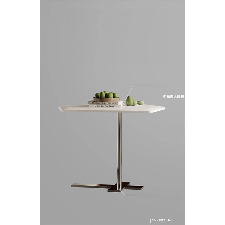 センターテーブル 大理石 ステンレス製 モダンデザイン おしゃれなインテリア 生活空間を演出 fjd-4702