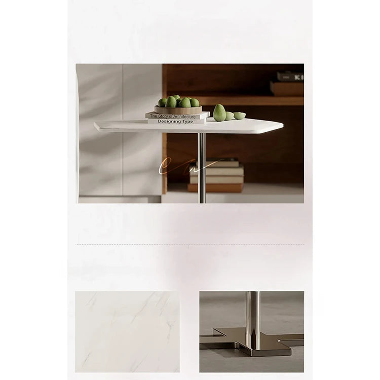 センターテーブル 大理石 ステンレス製 モダンデザイン おしゃれなインテリア 生活空間を演出 fjd-4702