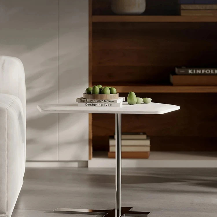 センターテーブル 大理石 ステンレス製 モダンデザイン おしゃれなインテリア 生活空間を演出 fjd-4702