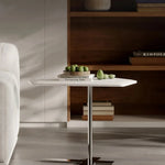 センターテーブル 大理石 ステンレス製 モダンデザイン おしゃれなインテリア 生活空間を演出 fjd-4702