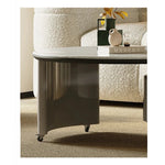 モダンセンターテーブル 石材×強化ガラス×パイン材の魅力的デザイン【リビングに最適】 fjd-4704