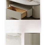 モダンデザインセンターテーブル|高級石材使用|収納付きのスタイリッシュなコーヒーテーブル fjd-4705