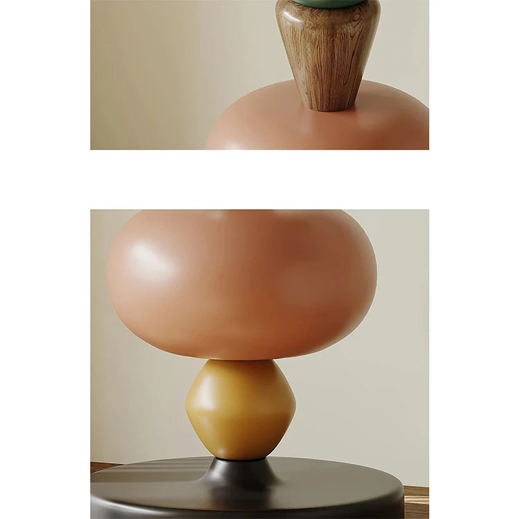 オーク材のセンターテーブル|モダンデザインのカラフルなアクセント家具 fjd-4707