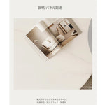 センターテーブル 石材 ステンレス 強化ガラス 合成皮革 使用 モダンデザイン 高級感 機能性収納 おしゃれリビング家具 fjd-4711