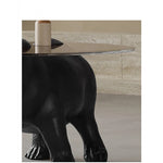 ユニークなデザインの強化ガラス製センターテーブル - ヒップポタマスモチーフでインテリアに個性をプラス! fjd-4712