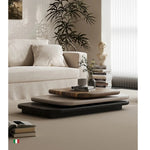 アッシュ材のセンターテーブル|シンプルでスタイリッシュなデザイン|リビング空間を引き立てる家具 fjd-4714