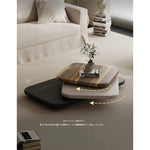 アッシュ材のセンターテーブル|シンプルでスタイリッシュなデザイン|リビング空間を引き立てる家具 fjd-4714