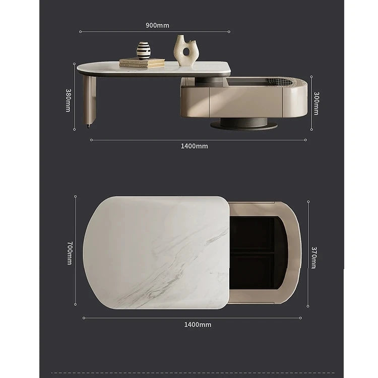 モダンデザインのセンターテーブル|強化ガラスとパイン材使用|リビングルームに最適な収納機能付きコーヒーテーブル fjd-4717