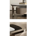 モダンデザインのセンターテーブル|強化ガラスとパイン材使用|リビングルームに最適な収納機能付きコーヒーテーブル fjd-4717