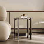 モダンデザイン センターテーブル 大理石&ステンレス製 おしゃれなリビング向け 家具 fjd-4723