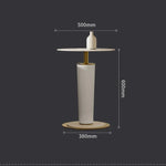 モダンデザイン センターテーブル セラミック・合成皮革・ステンレス製 高級感あふれるインテリア家具 fjd-4725