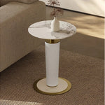 モダンデザイン センターテーブル セラミック・合成皮革・ステンレス製 高級感あふれるインテリア家具 fjd-4725