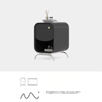 おしゃれなナイトテーブル|パイン材×ステンレス製|モダンデザインでベッドルームを彩る fjd-4727