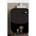 おしゃれなナイトテーブル|パイン材×ステンレス製|モダンデザインでベッドルームを彩る fjd-4727