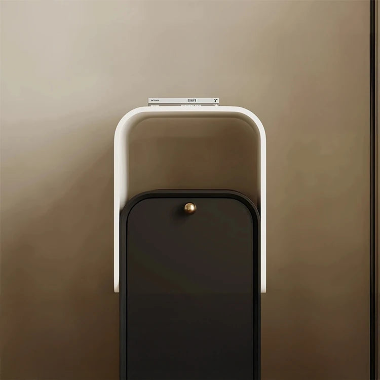 スタイリッシュなパイン製ナイトテーブル - モダンデザインでお部屋を彩る収納付きテーブル fjd-4728