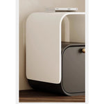 スタイリッシュなパイン製ナイトテーブル - モダンデザインでお部屋を彩る収納付きテーブル fjd-4728