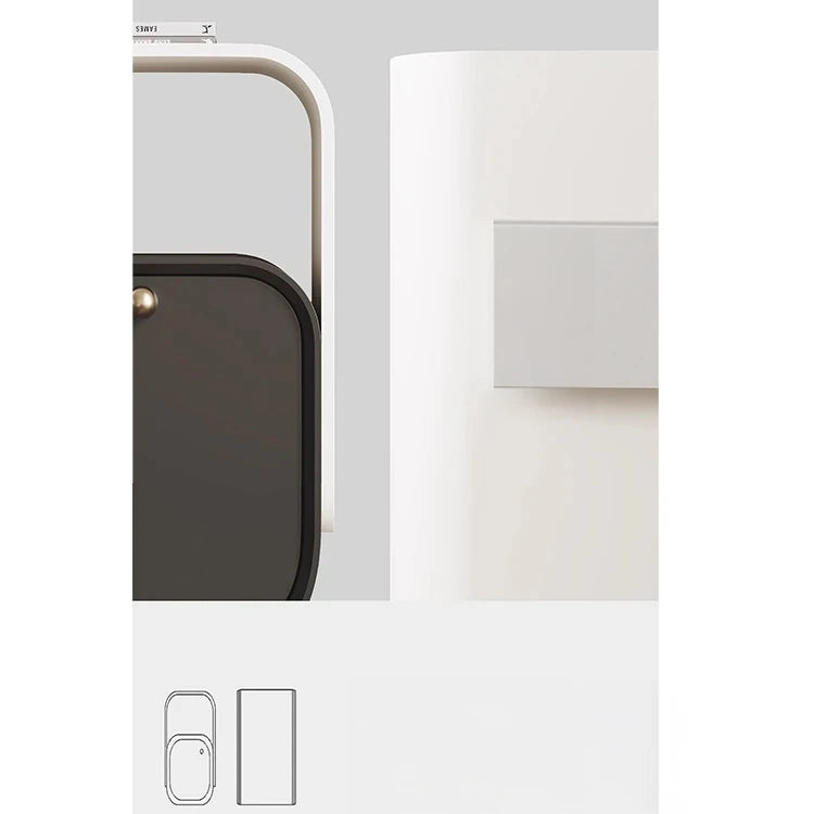 スタイリッシュなパイン製ナイトテーブル - モダンデザインでお部屋を彩る収納付きテーブル fjd-4728