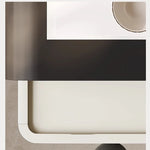 モダンデザインのパイン材ナイトテーブル|シンプルでスタイリッシュな収納家具 fjd-4733