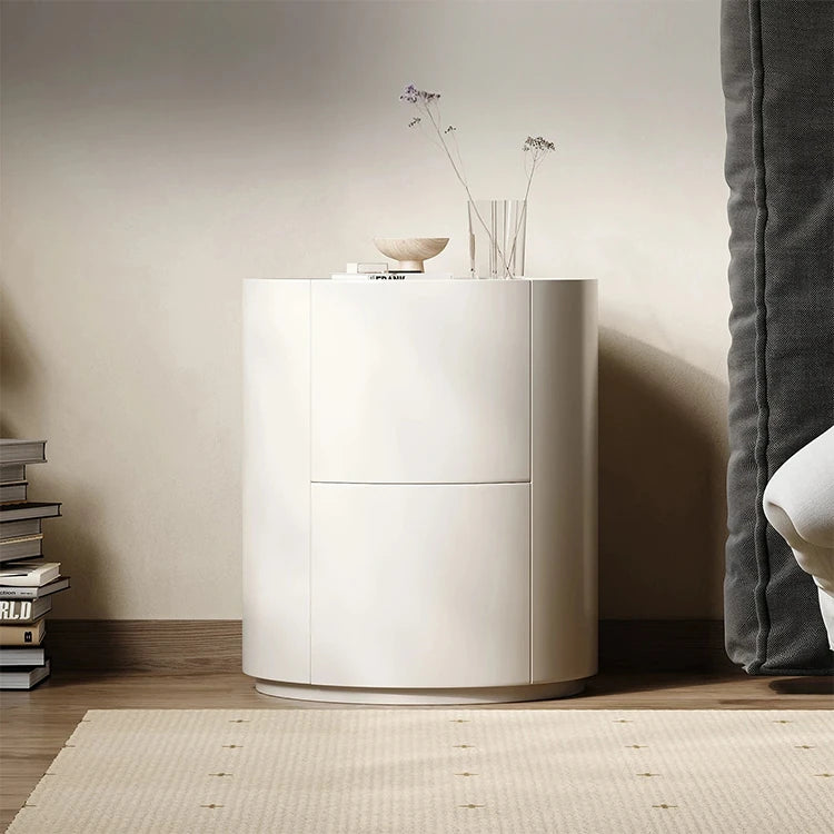 おしゃれで機能的なパイン材ナイトテーブル - シンプルデザインでどんなインテリアにもマッチ! fjd-4734