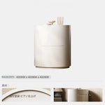 おしゃれで機能的なパイン材ナイトテーブル - シンプルデザインでどんなインテリアにもマッチ! fjd-4734