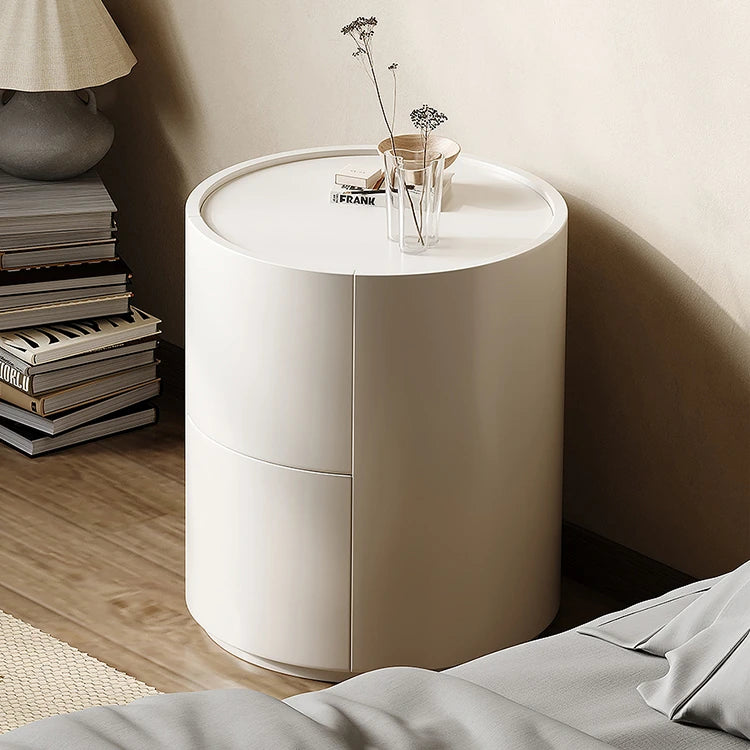 おしゃれで機能的なパイン材ナイトテーブル - シンプルデザインでどんなインテリアにもマッチ! fjd-4734