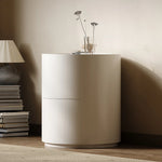 おしゃれで機能的なパイン材ナイトテーブル - シンプルデザインでどんなインテリアにもマッチ! fjd-4734