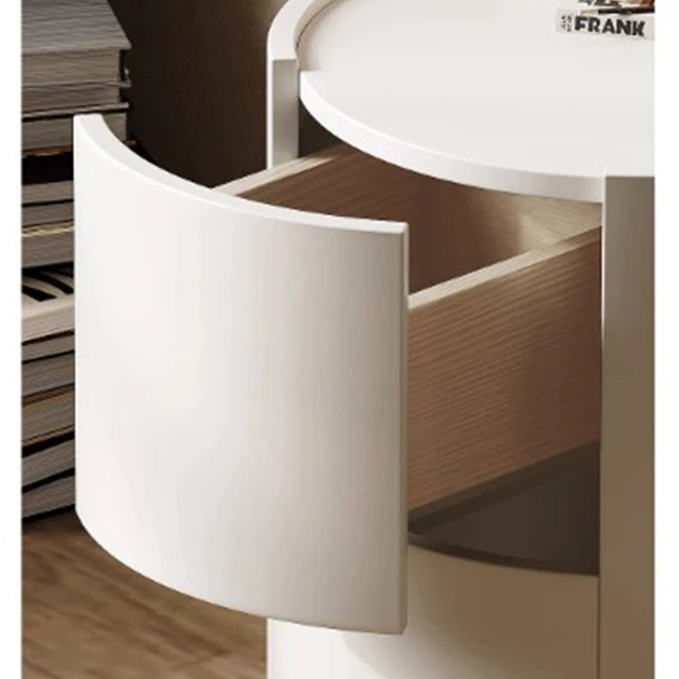 おしゃれで機能的なパイン材ナイトテーブル - シンプルデザインでどんなインテリアにもマッチ! fjd-4734