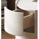 おしゃれで機能的なパイン材ナイトテーブル - シンプルデザインでどんなインテリアにもマッチ! fjd-4734