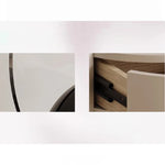 パイン材とアクリル使用のスタイリッシュナイトテーブル - モダンなデザインでインテリアを引き立てるおしゃれ家具 fjd-4735