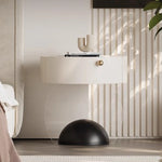 パイン材とアクリル使用のスタイリッシュナイトテーブル - モダンなデザインでインテリアを引き立てるおしゃれ家具 fjd-4735